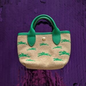 LongchampLe Panier Pliage XS Crossbody - Green
